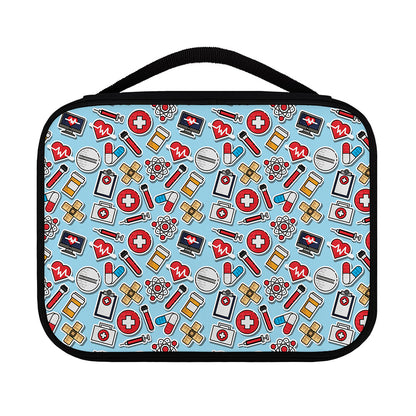 Colorful Medical Pattern Print Classic Bible Case