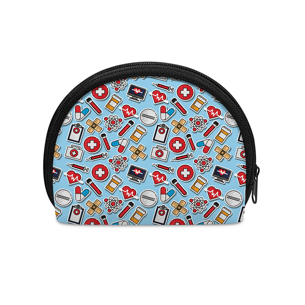 Colorful Medical Pattern Print Coin Purse