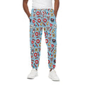 Colorful Medical Pattern Print Cotton Sweatpants
