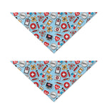 Colorful Medical Pattern Print Dog Bandana