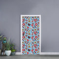 Colorful Medical Pattern Print Door Sticker