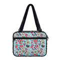 Colorful Medical Pattern Print Double Strap Bible Bag