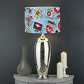 Colorful Medical Pattern Print Drum Lamp Shade