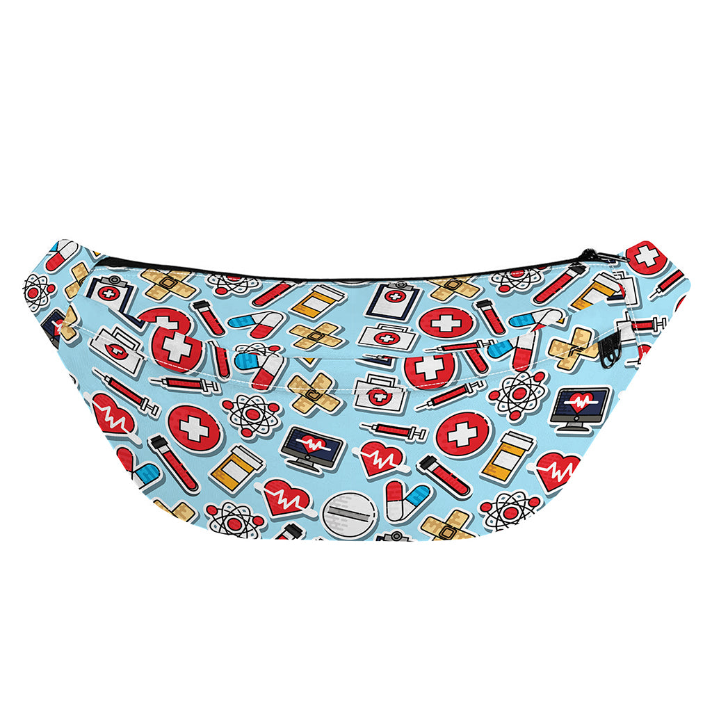 Colorful Medical Pattern Print Fanny Pack