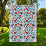 Colorful Medical Pattern Print Garden Flag