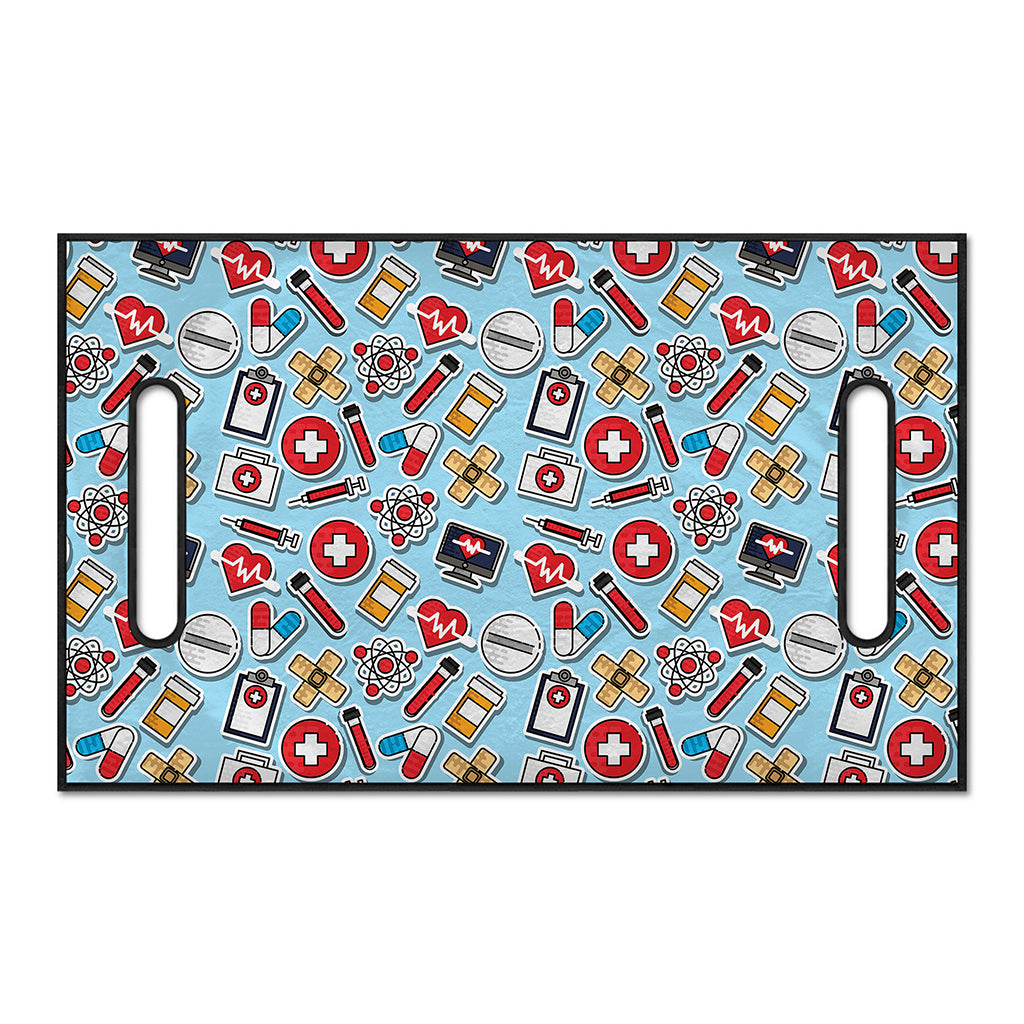 Colorful Medical Pattern Print Golf Cart Seat Cover
