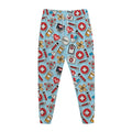 Colorful Medical Pattern Print Jogger Pants