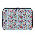 Colorful Medical Pattern Print Laptop Sleeve