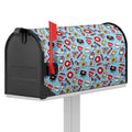 Colorful Medical Pattern Print Mailbox Cover