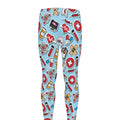 Colorful Medical Pattern Print Men's Leggings