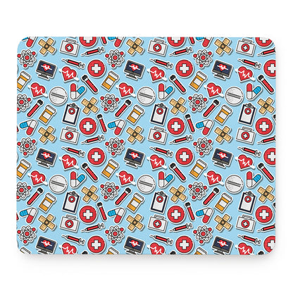 Colorful Medical Pattern Print Mouse Pad