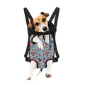 Colorful Medical Pattern Print Pet Carrier Backpack
