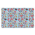 Colorful Medical Pattern Print Polyester Doormat