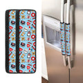 Colorful Medical Pattern Print Refrigerator Handle Covers