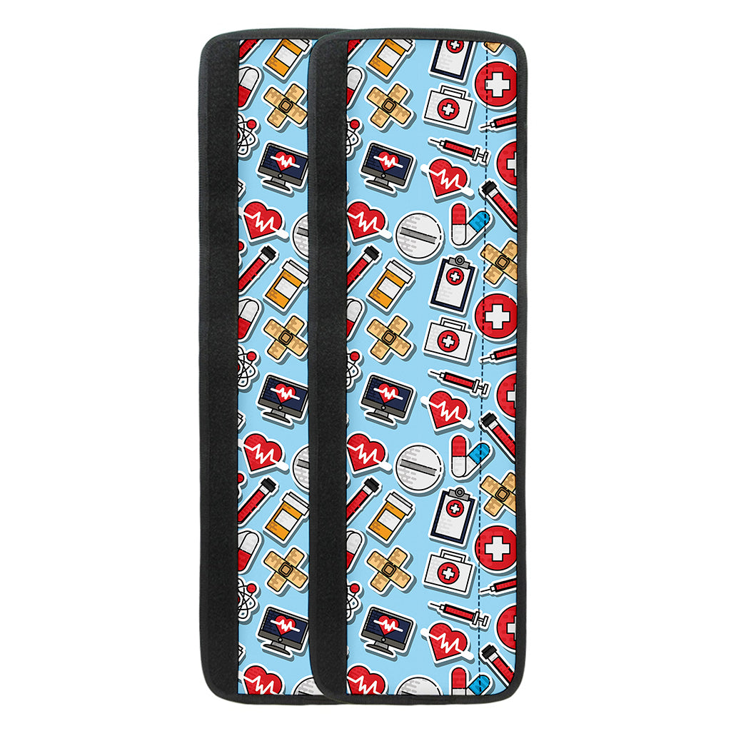 Colorful Medical Pattern Print Refrigerator Handle Covers