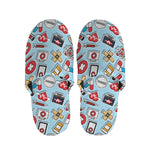 Colorful Medical Pattern Print Slippers