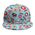 Colorful Medical Pattern Print Snapback Cap