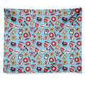 Colorful Medical Pattern Print Tapestry