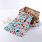 Colorful Medical Pattern Print Towel