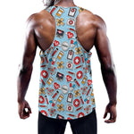 Colorful Medical Pattern Print Training Tank Top