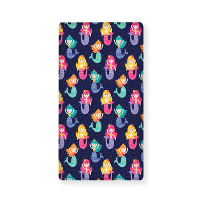 Colorful Mermaid Pattern Print Baby Crib Sheet