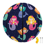 Colorful Mermaid Pattern Print Basketball