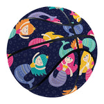Colorful Mermaid Pattern Print Basketball