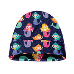 Colorful Mermaid Pattern Print Beanie