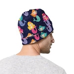 Colorful Mermaid Pattern Print Beanie