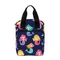 Colorful Mermaid Pattern Print Bible Tote Bag