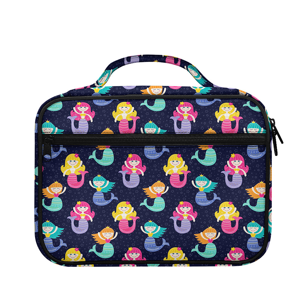 Colorful Mermaid Pattern Print Briefcase Bible Bag