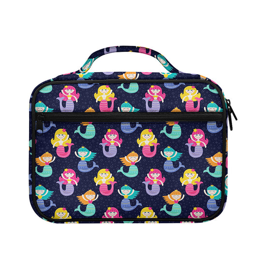 Colorful Mermaid Pattern Print Briefcase Bible Bag