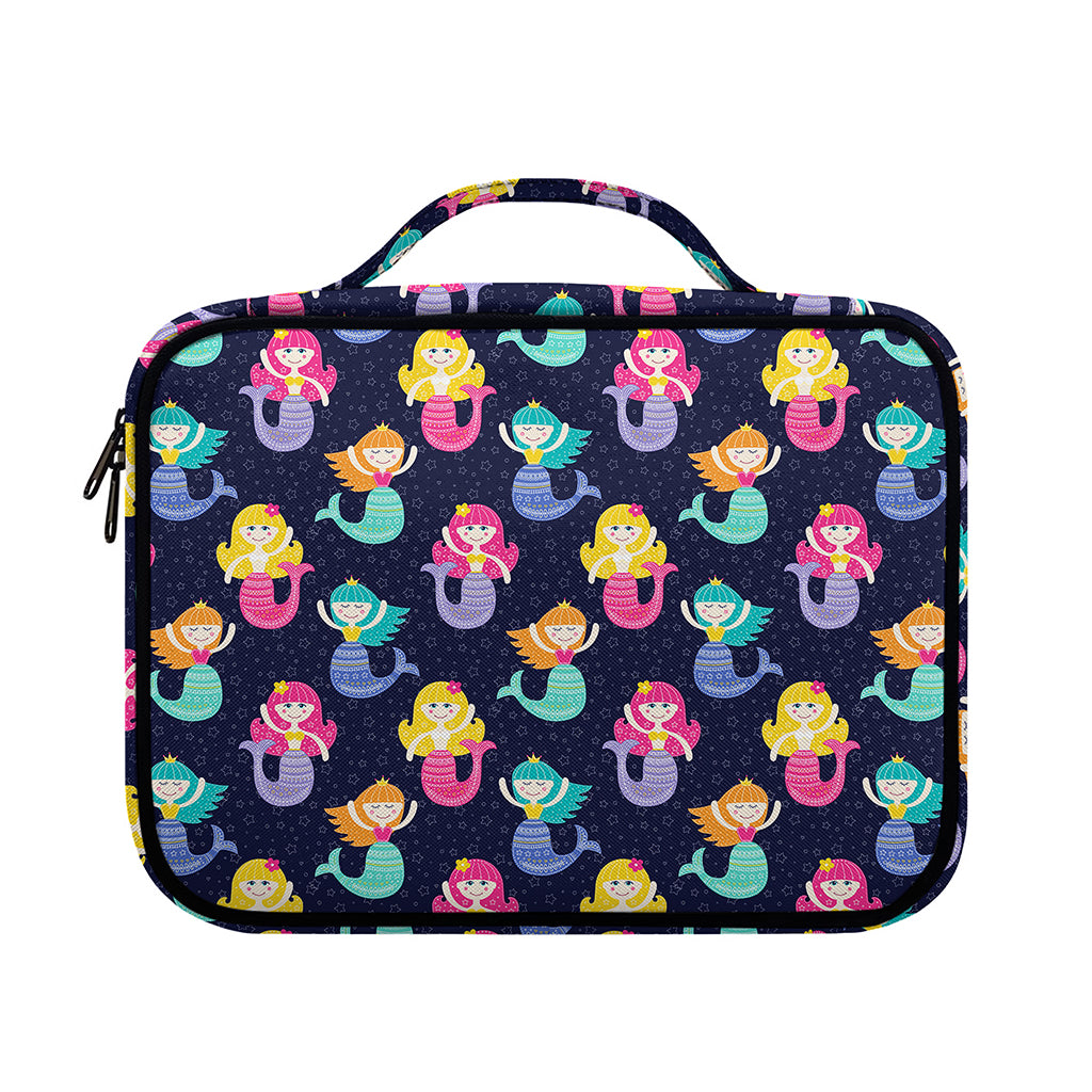 Colorful Mermaid Pattern Print Briefcase Bible Bag