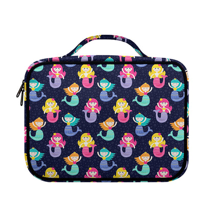 Colorful Mermaid Pattern Print Briefcase Bible Bag