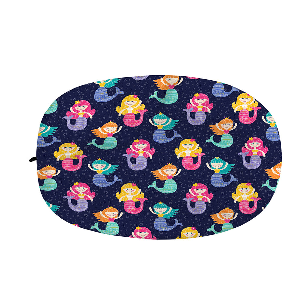Colorful Mermaid Pattern Print Car Side Mirror Covers