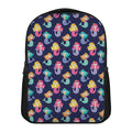 Colorful Mermaid Pattern Print Casual Backpack