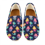 Colorful Mermaid Pattern Print Casual Shoes