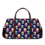 Colorful Mermaid Pattern Print Duffle Bag