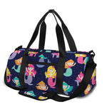 Colorful Mermaid Pattern Print Gym Bag