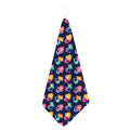 Colorful Mermaid Pattern Print Hand Towel