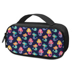 Colorful Mermaid Pattern Print Insulin Cooler Travel Case