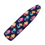 Colorful Mermaid Pattern Print Ironing Board Cover