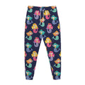 Colorful Mermaid Pattern Print Jogger Pants