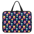 Colorful Mermaid Pattern Print Laptop Sleeve With Handle