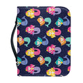 Colorful Mermaid Pattern Print Leather Bible Cover
