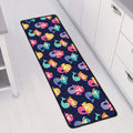 Colorful Mermaid Pattern Print Long Kitchen Mat