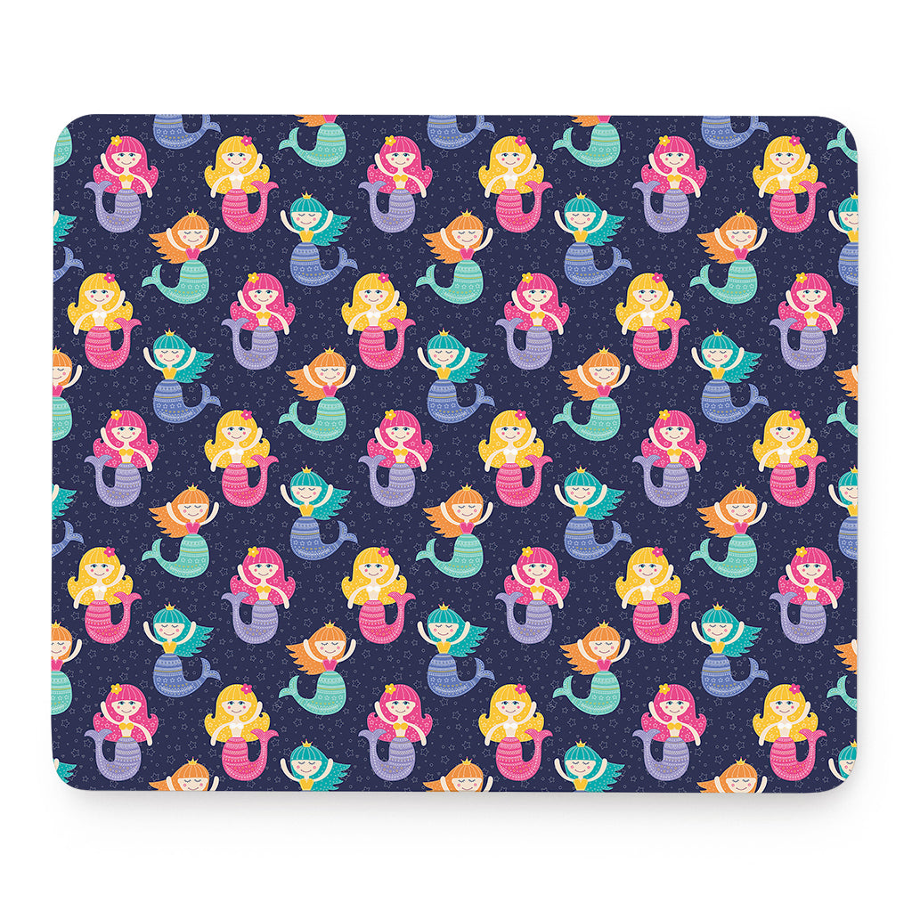 Colorful Mermaid Pattern Print Mouse Pad