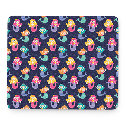 Colorful Mermaid Pattern Print Mouse Pad