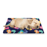 Colorful Mermaid Pattern Print Pet Cooling Mat Cover