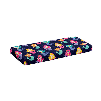 Colorful Mermaid Pattern Print Piano Keyboard Cover